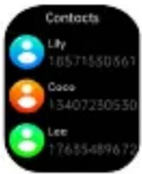 Contacts Lily 18571550561 Coco 13407230530 Lee 17635489672