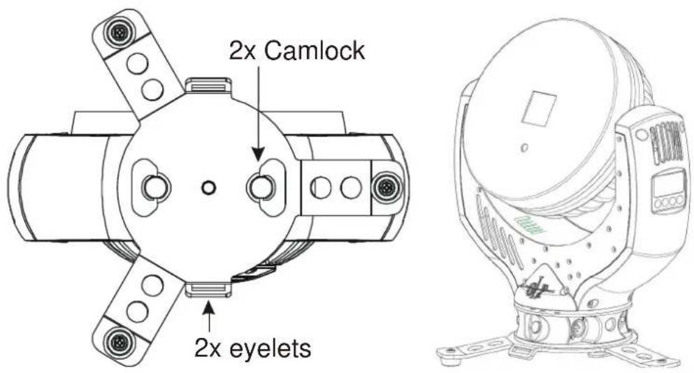 2x Camlock 2x eyelets