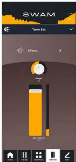 SWAM Tenor Sax Effects Parrot Main Volume -1.0