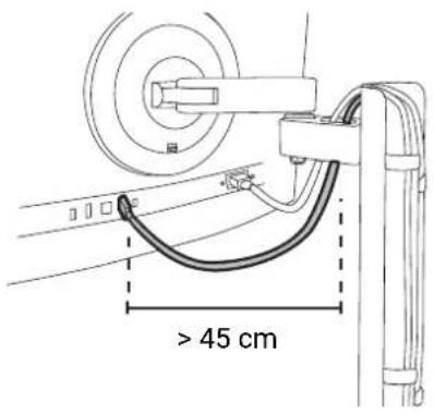 > 45 cm