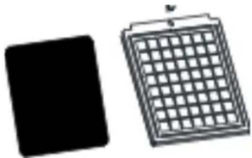 SILVERLINE Comet CMI 594 W - Kohlefilterpad AFP 600 waschen, austauschen - 1