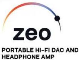 zeo PORTABLE HI-FI DAC AND HEADPHONE AMP