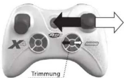 X4 Trimmung
