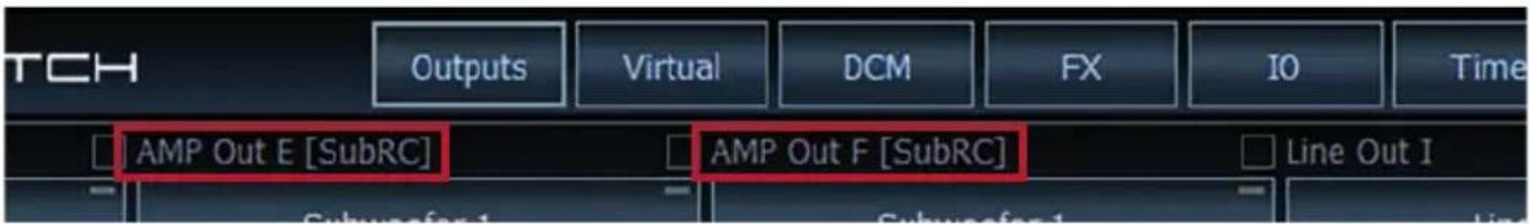 TCH Outputs Virtual DCM FX IO Time AMP Out E [SubRC] AMP Out F [SubRC] Line Out I Subwavefer1 Subwavefer1