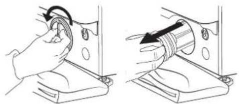 PRIVILEG PWFV X 953 AA - CLEANING THE WATER FILTER / DRAINING RESIDUAL WATER - 4