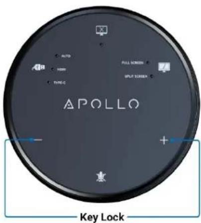 APOLLO AUTO TYPE-C FULL SCREEN SPLIT SCREEN + Key Lock