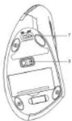 Technical diagram of a device's internal components with numbered labels pointing to various parts.