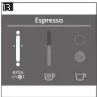 13 Espresso extra shot
