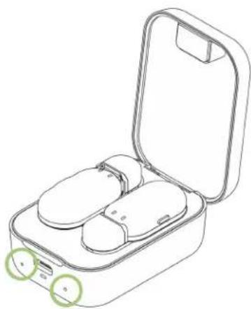 SHURE MoveMic MV-R - Charge Case Status LED Indicators - 2