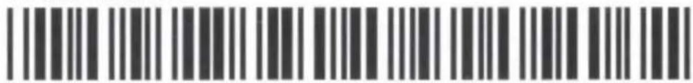 Barcode image with vertical black and white bars, no visible text or symbols beyond the pattern