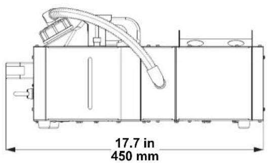 17.7 in 450 mm