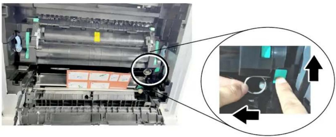 AVISION AP400 - Removing the Locking Latch on the Machine - 2