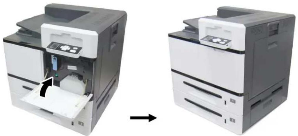 AVISION AP400 - Reinstalling the Waste Toner Can - 3