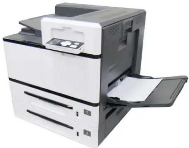 AVISION AP400 - Loading Paper Into the Manual Tray - 6