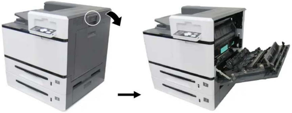 AVISION AP400 - Removing the Locking Latch on the Machine - 1