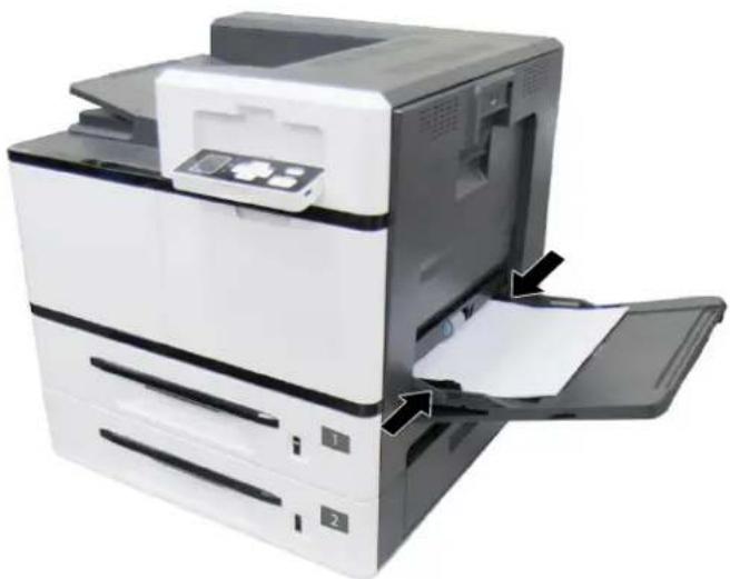 AVISION AP400 - Loading Paper Into the Manual Tray - 7