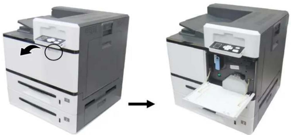 AVISION AP400 - Removing the Toner Cartridge - 1