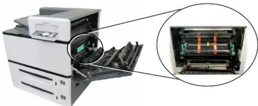 AVISION AP400 - Removing the Shipping Tapes on the Machine - 5