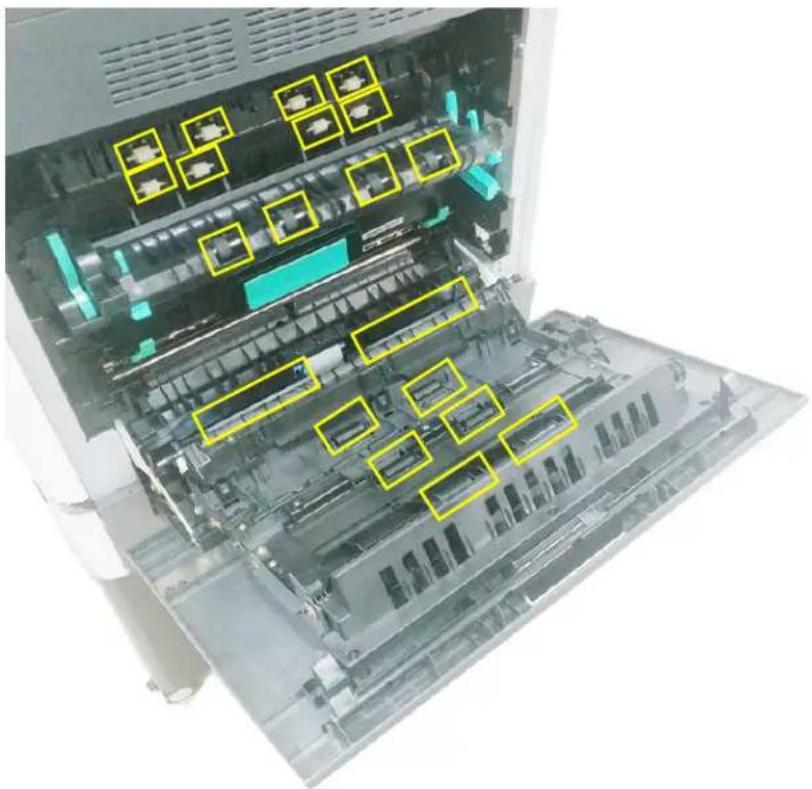 AVISION AP400 - To clean the paper path, follow these steps: - 4