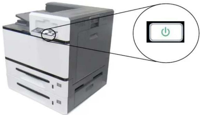 AVISION AP400 - Turning On The Printer - 1
