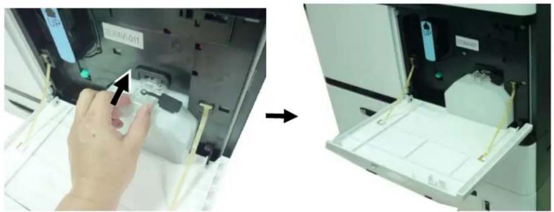 AVISION AP400 - Reinstalling the Waste Toner Can - 2