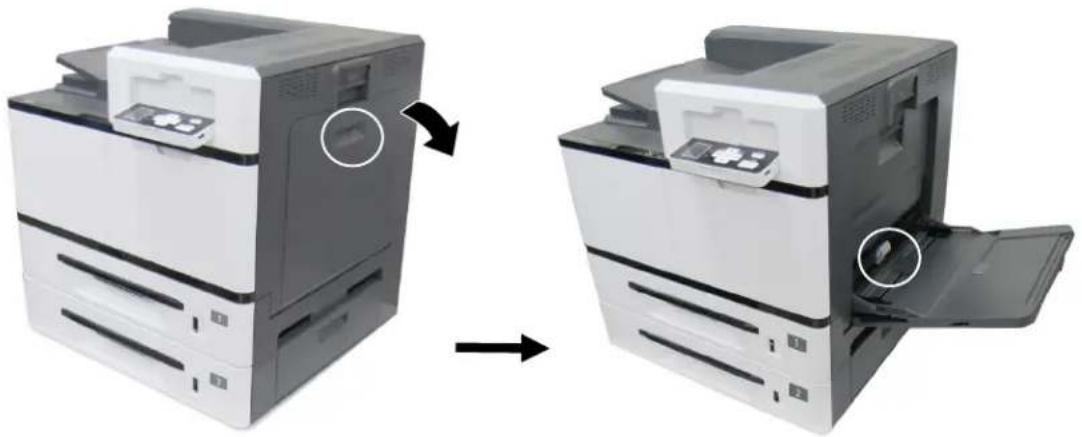 AVISION AP400 - Cleaning the Manual Tray Roller - 1