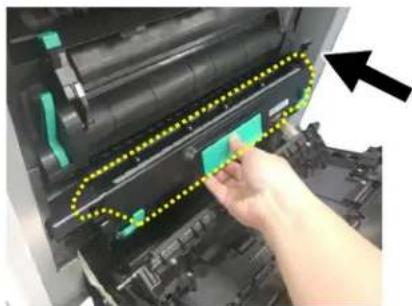 AVISION AP400 - How to remove the jammed paper in the drum unit - 6