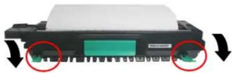 AVISION AP400 - How to remove the jammed paper in the drum unit - 3