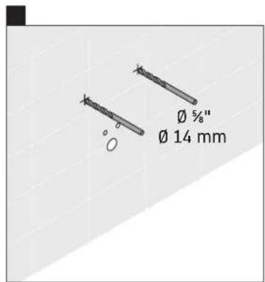 Ø 5/8" Ø 14 mm