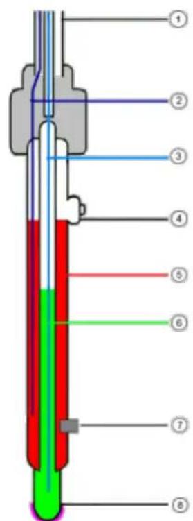Senseca GE173 - Aufbau der Elektrode - 1