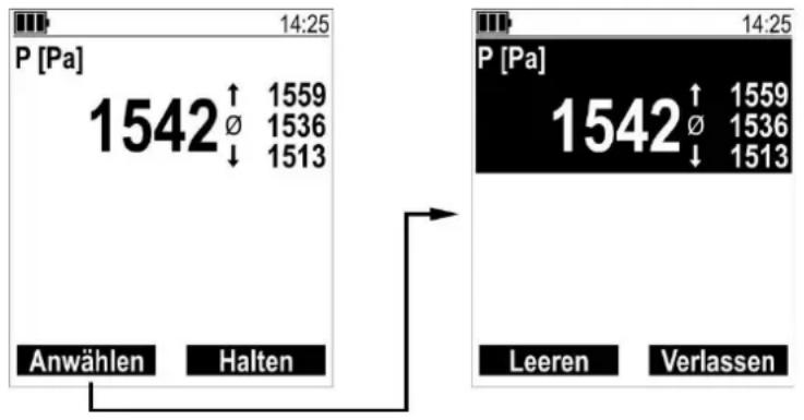 Senseca PRO 211 - Zurücksetzen der statistischen Werte - 1