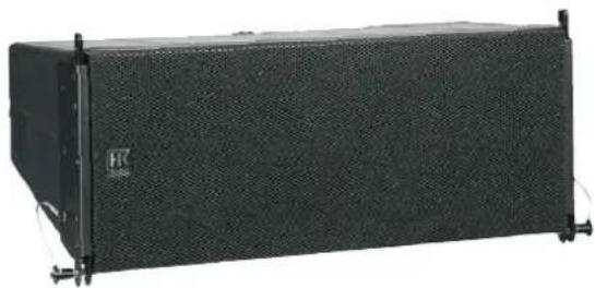 Black rectangular electronic device with textured surface and side connectors (no visible text or symbols)