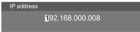 IP address. 192.168.000.008