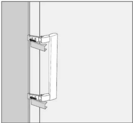 Hanseatic HGS17260CNFI - Attaching the door handle - 3