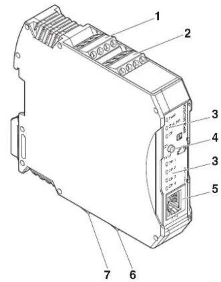 Phoenix Contact IPCH-4X-PCL-TCP-24DC-UT - Anschluss- und Bedienelemente - 1
