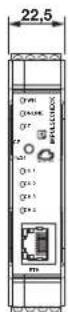 Phoenix Contact IPCH-4X-PCL-TCP-24DC-UT - Abmessungen (Nennmaße in mm) - 1