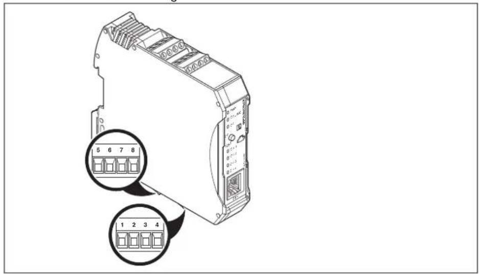 Phoenix Contact IPCH-4X-PCL-TCP-24DC-UT - Anschluss Sensorleitungen - 2
