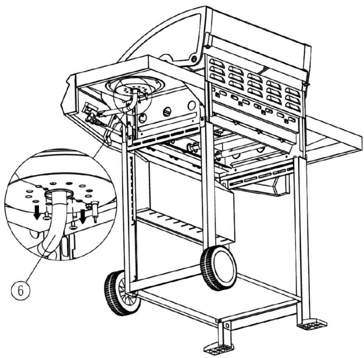 ZANUSSI ZGBBQ4B01-C - Assembling the Grill - 1