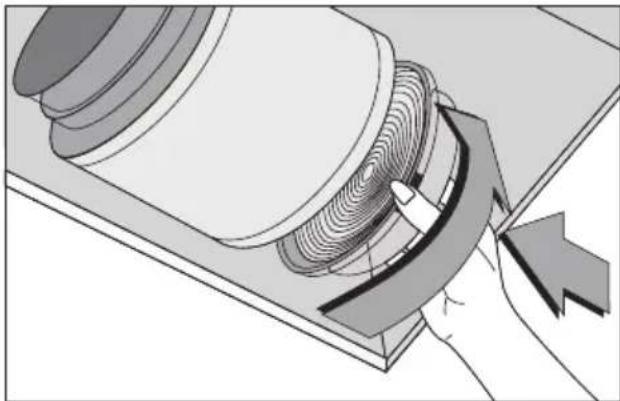 BEKO HNT 63322 WH - Schimbarea filtrului de carbon - 1