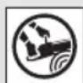 FLYMO 18V EasiSaw 250 - Symbols on the product - 5