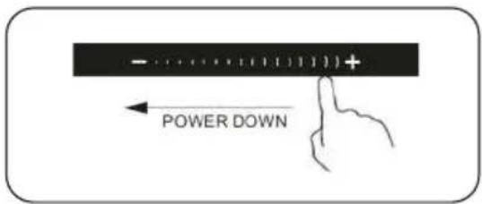 - + POWER DOWN