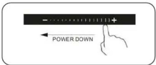 - + POWER DOWN