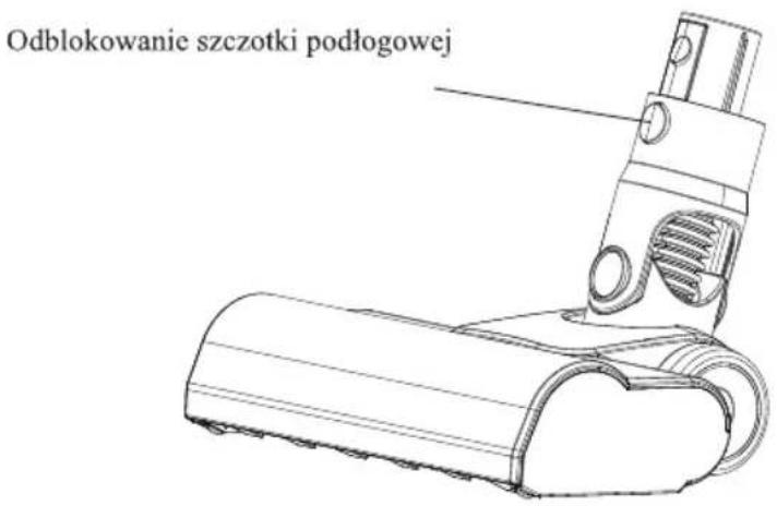 Odblokowanie szczotki podłogowej
