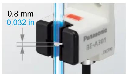 0.8 mm 0.032 in Panasonic BE-A301 ELECTRO