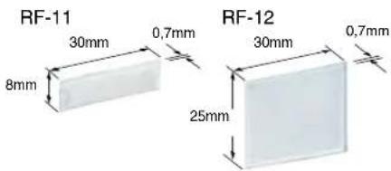 RF-11 30mm 0,7mm 8mm RF-12 30mm 0,7mm 25mm