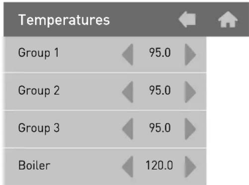 Dalla Corte DC PRO XT - Temperatures - 1