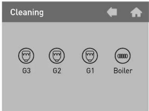 Cleaning G3 G2 G1 Boiler