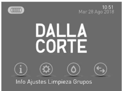 10:51 Mar 28 Ago 2018 DALLA CORTE Info Ajustes Limpieza Grupos