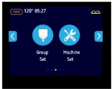 120° 05:27 Group Set Machine Set