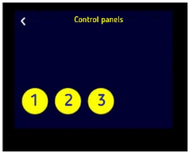 Control panels 1 2 3